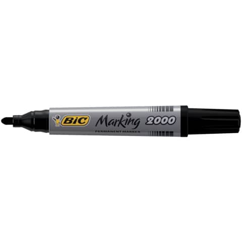 Marcatore permanente BIC Marking 2000 punta conica 4,95 mm nero 8209153